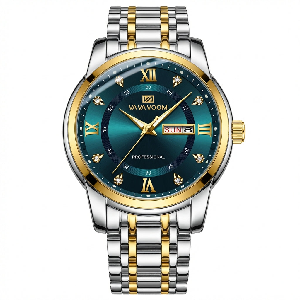 Professional Day-Date Luxe - Two-Tone Azul
