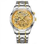 Skeleton Faceted - Two-Tone Dourado