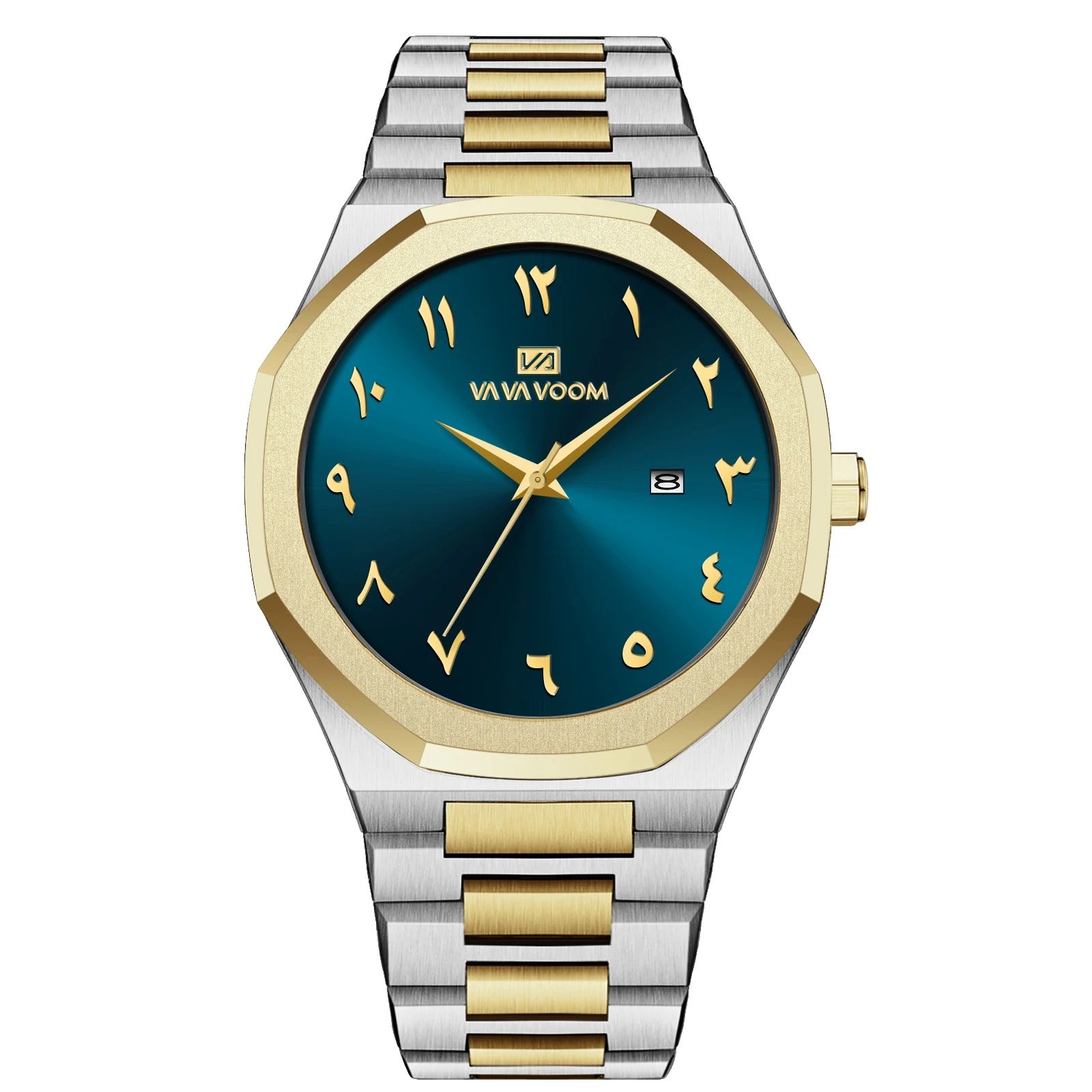 Arabic Numeral Classic - Two-Tone Verde