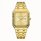 Square Day-Date - Dourado Total