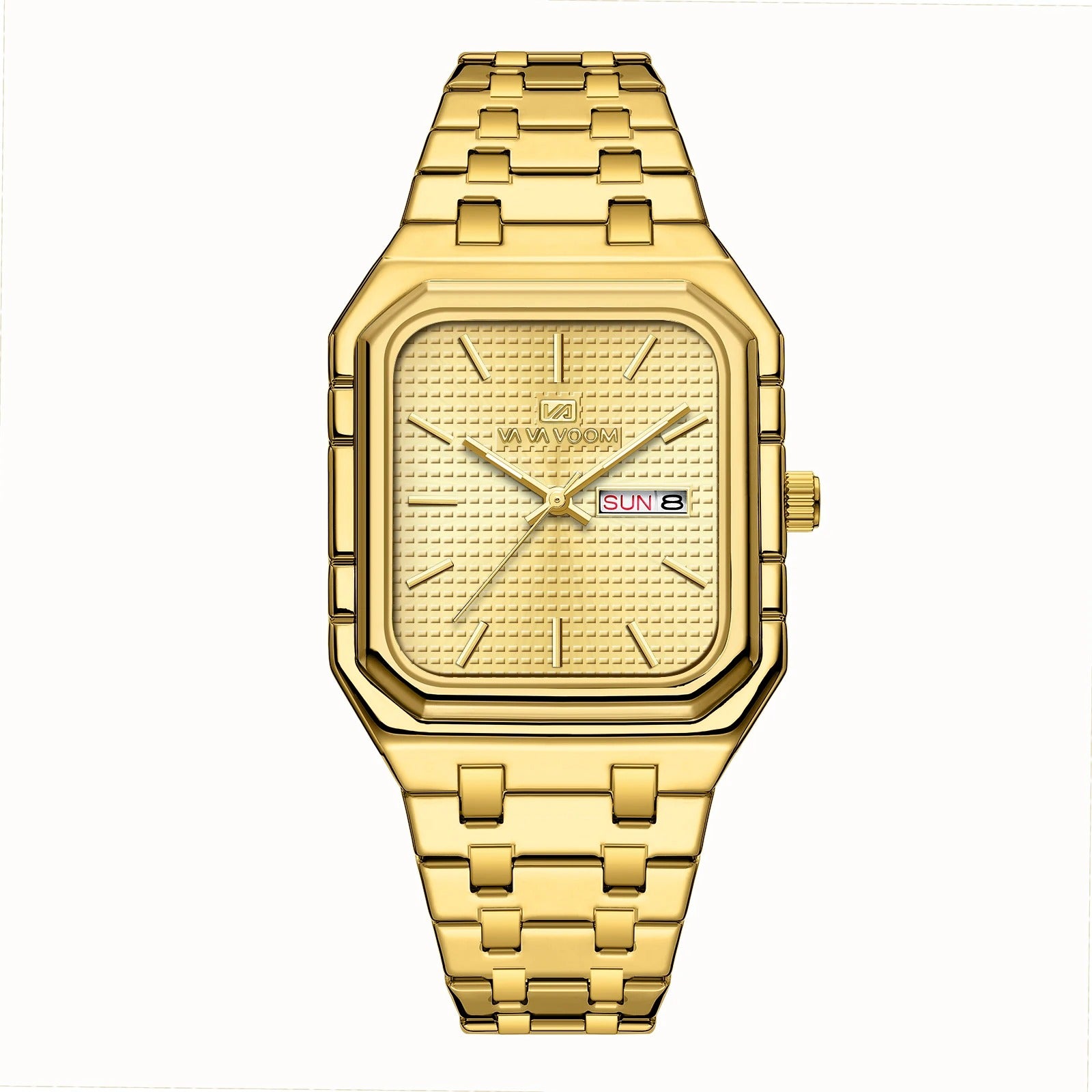Square Day-Date - Dourado Total